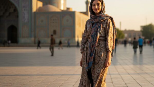تغییر پس‌زمینه عکس پرتره به میدان نقش‌جهان اصفهان با فیلتر هوش مصنوعی سیما