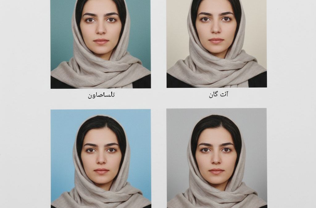 مقایسه چهار نوع عکس ۳×۴ رسمی