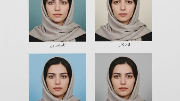 مقایسه چهار نوع عکس ۳×۴ رسمی