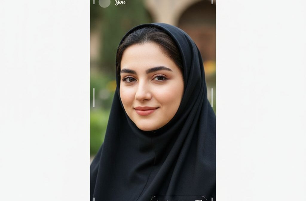 مکاپ فرمت عمودی استوری اینستاگرام با محدوده امن