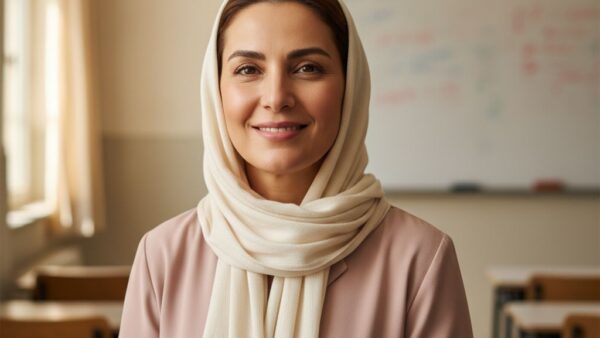 پرتره معلم برای وب‌سایت مدرسه